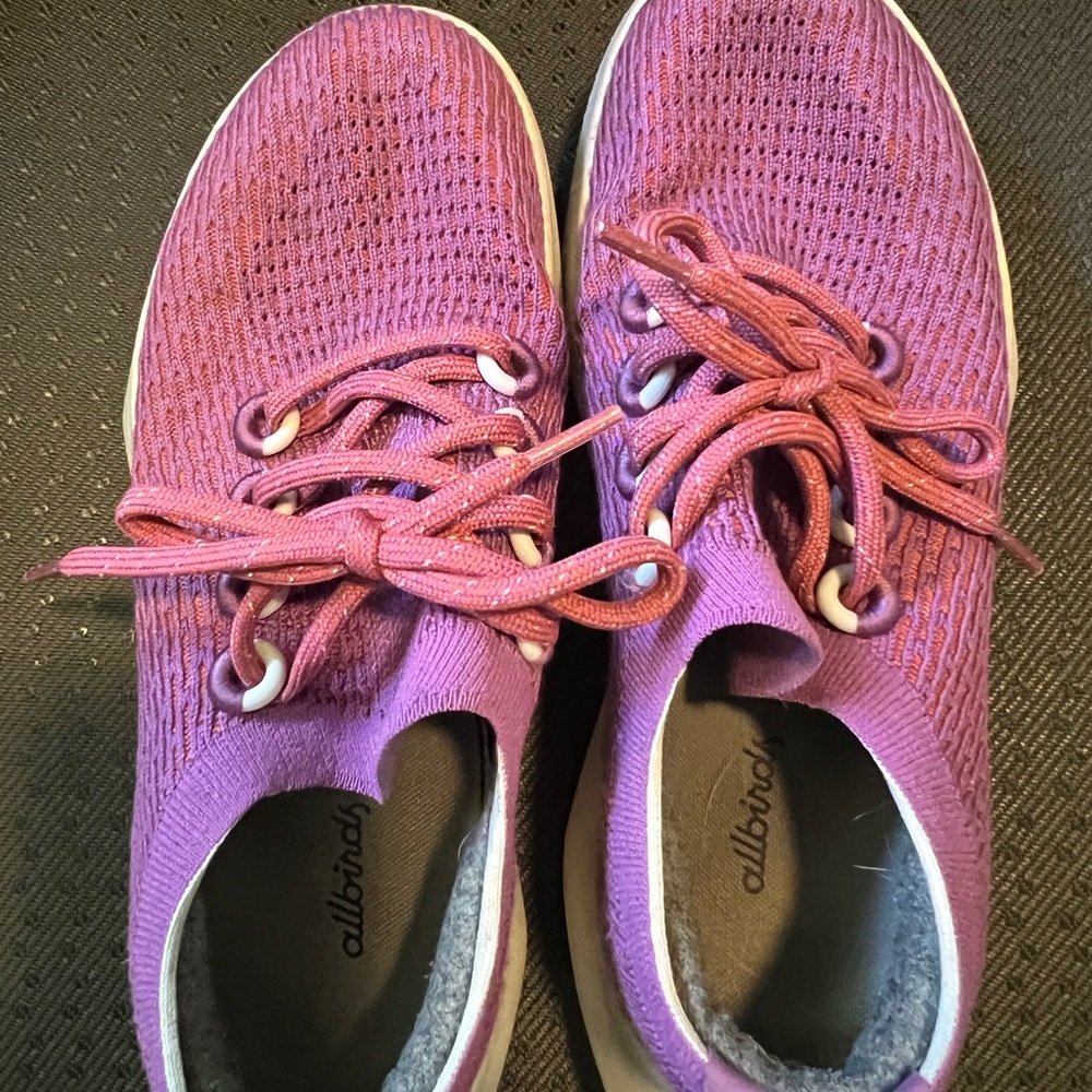 Allbirds Purple Knit Sneakers